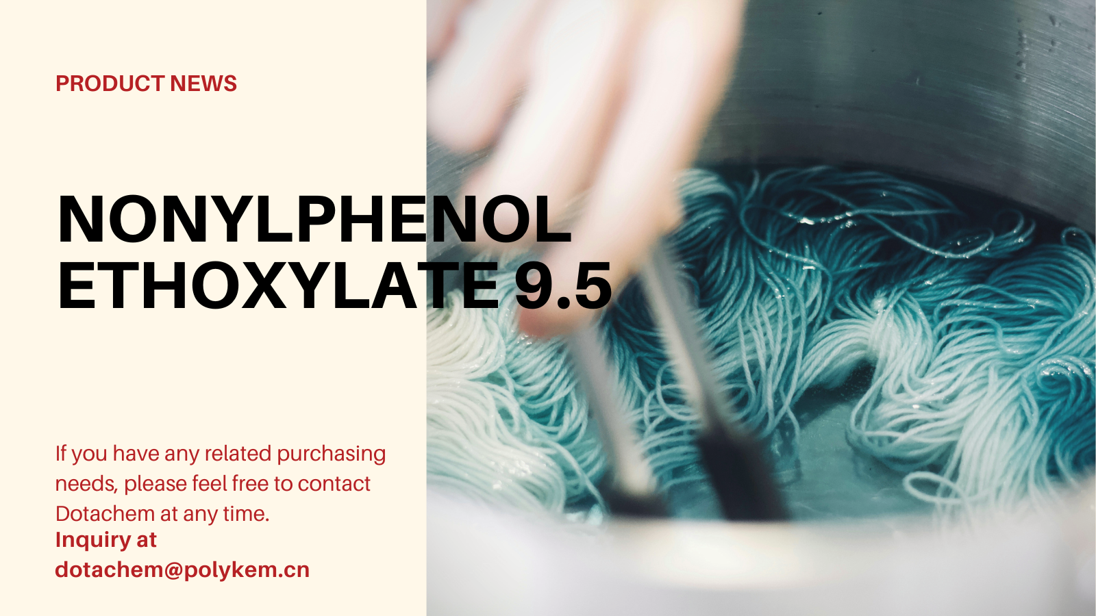 Nonylphenol Ethoxylate 9.5 मोल का उपयोग किया जाता है और Dotachem के लाभ की आपूर्ति के लिए उपयोग किया जाता है!